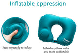 Inflatable in-flight pillow