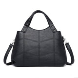 Leather Top-handle Shoulder handbag